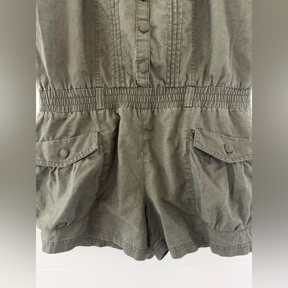 F&F Limited Edition Linen & Cotton Short Romper, size 10. - Picture 4 of 9